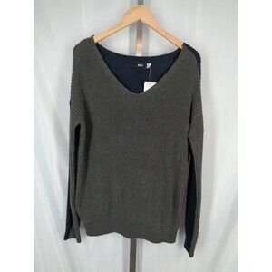 BDG Urban Outfitters Gray Blue Oversized Sweater Size Small New